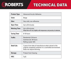 8600 NOSE BOND® STAIR NOSE ADHESIVE