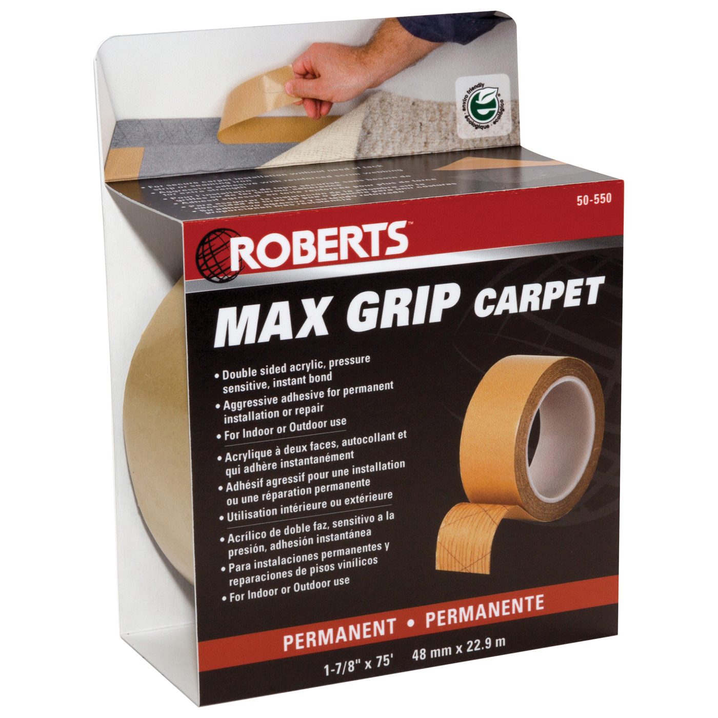 QEP® Roberts Roll Of Rug Gripper Anti-Slip Tape