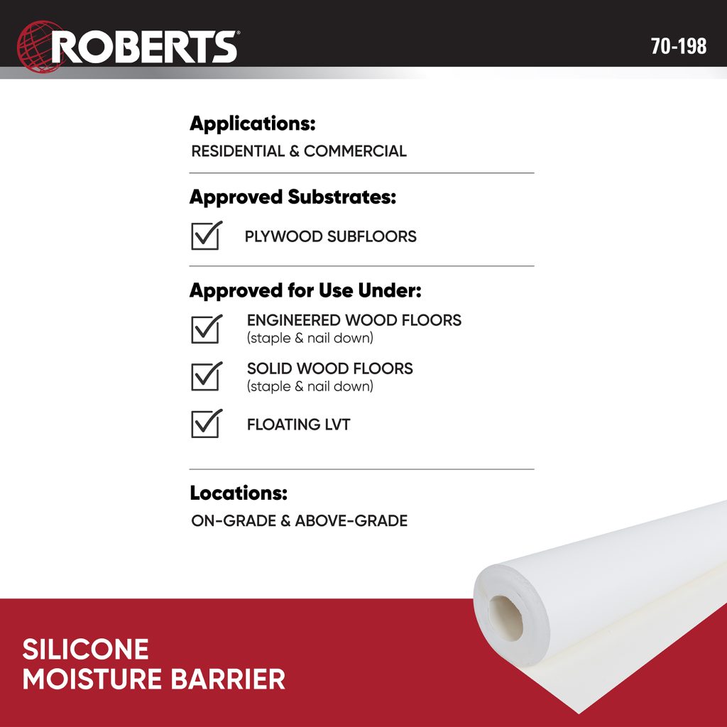 Silicone Moisture Barrier Roberts Consolidated 4987