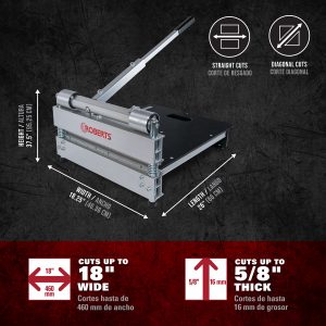 18" PRECISIONCUTS™ PRO MULTI-FLOOR CUTTER