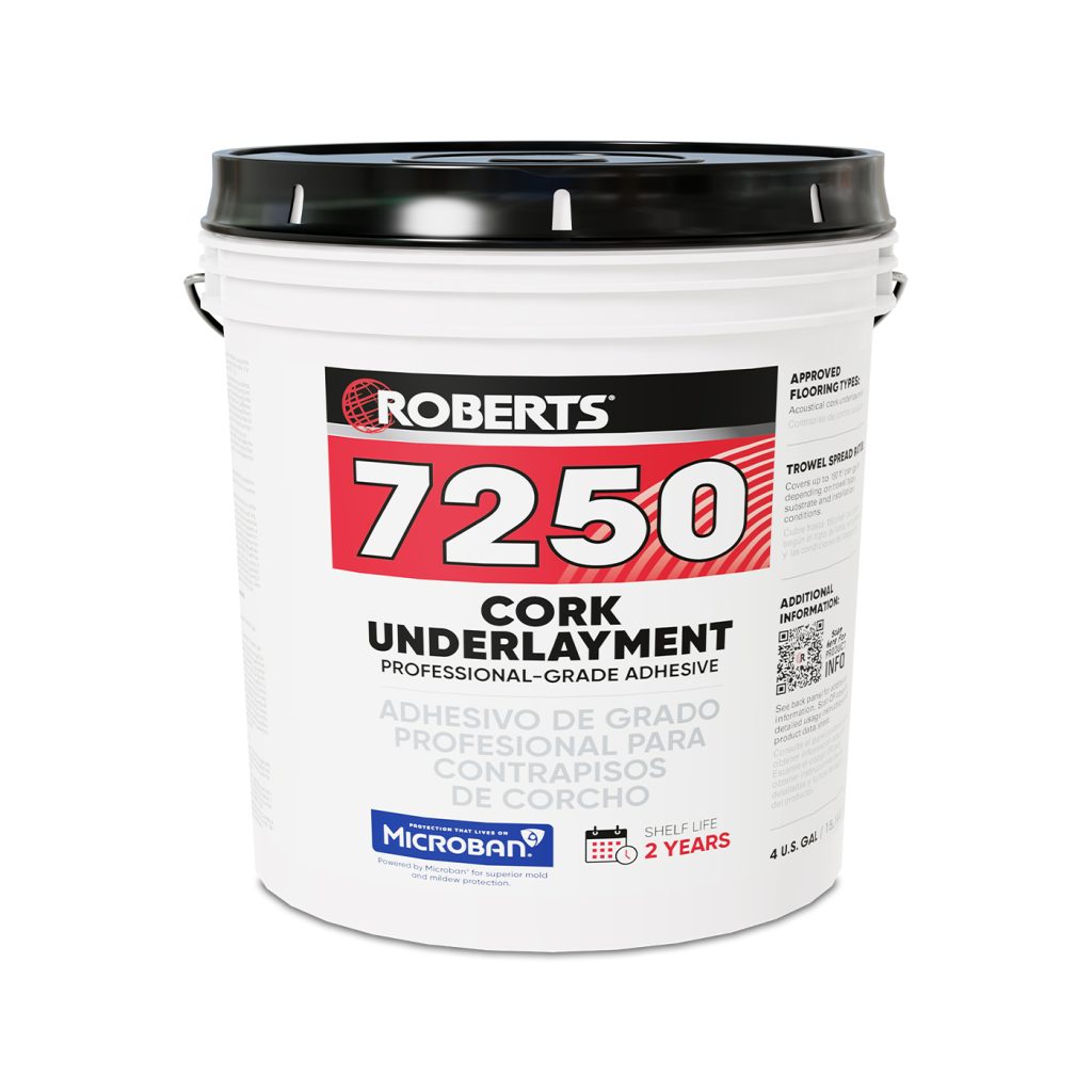 7250 CORK UNDERLAYMENT PROFESSIONAL-GRADE ADHESIVE